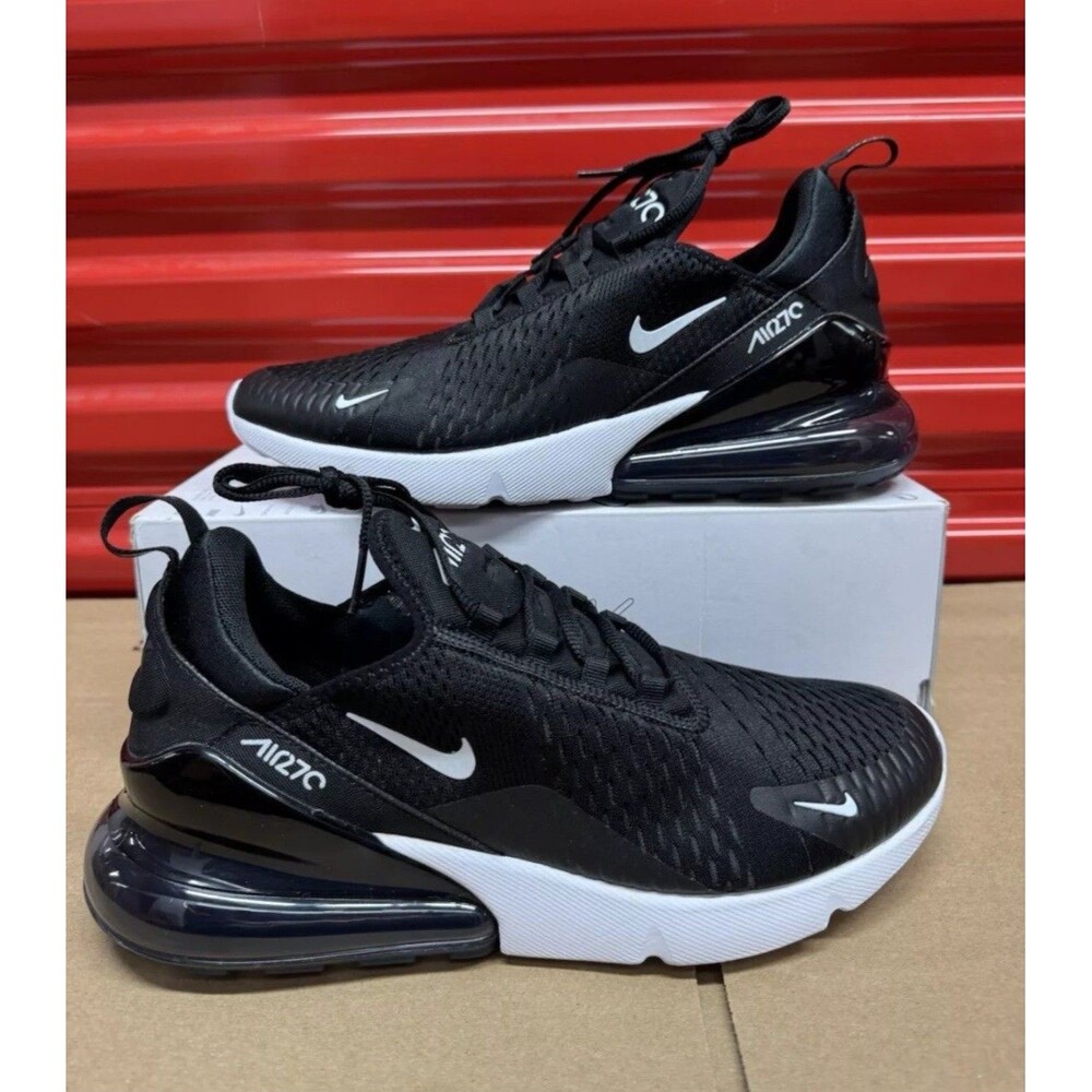 New Nike Air Max 270 AH6789-001 Women's Size 5 Black Anthracite White